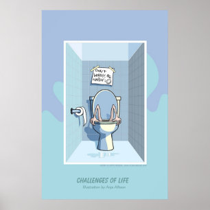 Uitdagingen van het leven poster