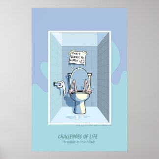 Uitdagingen van het leven poster