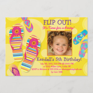 Uitdraaien!  Uitnodiging van teenslippers