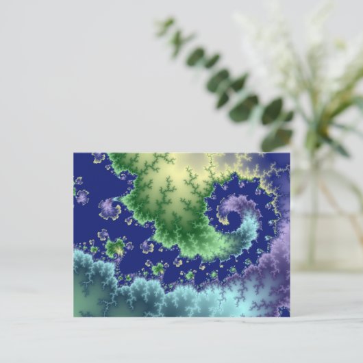 Uitdrijven - Fractaal Briefkaart (Staand voorkant)