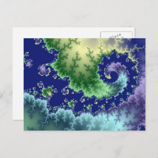 Uitdrijven - Fractaal Briefkaart (Voorkant / Achterkant)