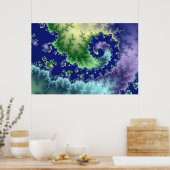 Uitdrijven - Fractaal Poster (Keuken)