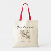 Uitdromen uzelf Positieve prijsopgave — Kunstvlakk Tote Bag (Achterkant)