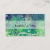 Uitdrukkelijk door ontwerp Abstract groen digitaal Visitekaartje (Voorkant)