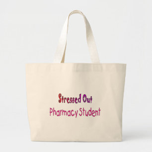 Uitdrukkelijke farmacie-studie grote tote bag