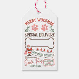 Uitdrukkelijke gepersonaliseerde pretkerspagina's cadeaulabel