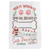 Uitdrukkelijke gepersonaliseerde pretkerspagina's medium cadeauzakje (Achterkant)