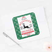 Uitdrukkelijke renspost Speciaal cadeau voor lever Vierkante Sticker (Envelop)