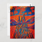 Uitdrukkelijke Rozen in de lucht Briefkaart (Voorkant / Achterkant)