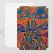 Uitdrukkelijke Rozen in de lucht Feestdagenkaart (Voorkant / Achterkant)