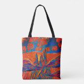 Uitdrukkelijke Rozen in de lucht Tote Bag (Achterkant)
