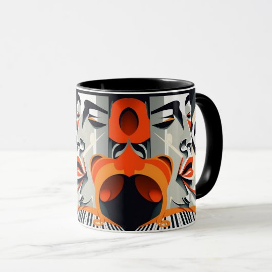 Uitdrukken van de Jazz-Mok Mok (Voorkant rechts)