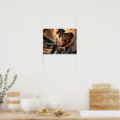 Uitdrukken van het Poster van het Afbeelding Jazz  (Keuken)