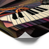 Uitdrukken van het Poster van het Afbeelding Jazz (Hoek)