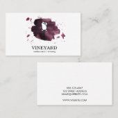 Uitdrukkend geborsteld textiel/Roos Visitekaartje (Voorkant / Achterkant)