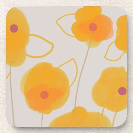 Uitdrukkend natuur ontwerp Hard plastic onderzette Bier Onderzetter (Voorkant)