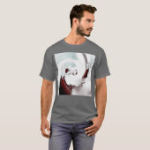Uitdrukkende abstracte achtergrond t-shirt (Voorkant volledig)