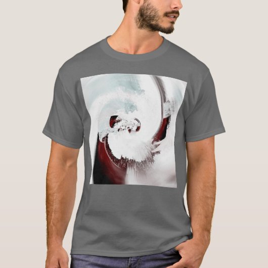 Uitdrukkende abstracte achtergrond t-shirt (Voorkant)