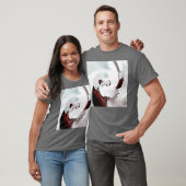 Uitdrukkende abstracte achtergrond t-shirt (Unisex)