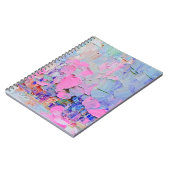 Uitdrukkende in reliëf gemaakte verf op canvas, ge notitieboek (Linkerzijde)