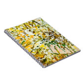 Uitdrukkende in reliëf gemaakte verf op canvas, ge notitieboek (Rechterzijde)