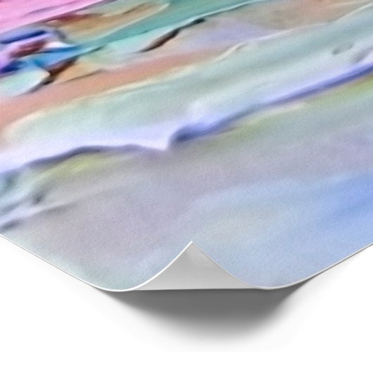 Uitdrukkende in reliëf gemaakte verf op canvas, ge poster (Hoek)