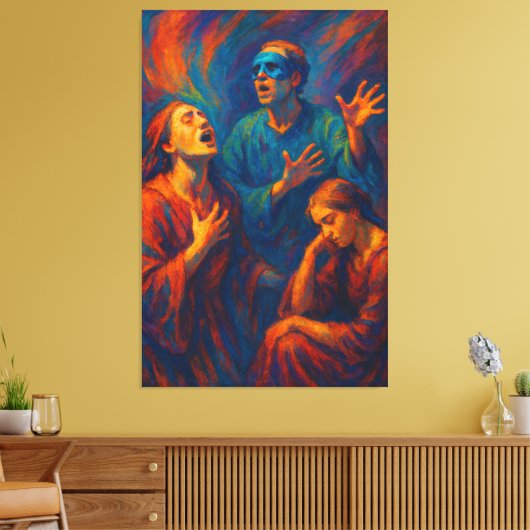 Uitdrukking Canvas Afdruk (Insitu (Woonkamer))