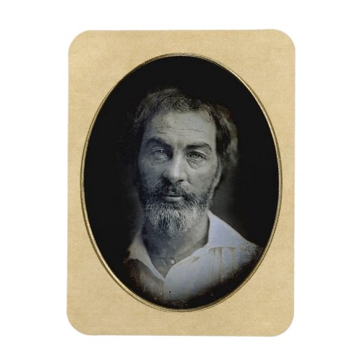 Uitdrukking in de ogen van Walt Whitman Magneet (Verticaal)