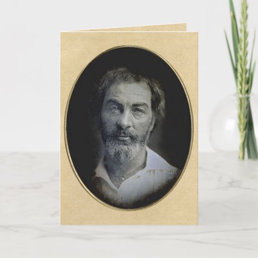 Uitdrukking in de ogen van Walt Whitman Note Cards Kaart (Voorkant)