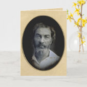 Uitdrukking in de ogen van Walt Whitman Note Cards Kaart (Gele Bloem)