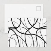 Uitdrukking in zwart-wit briefkaart (Voorkant / Achterkant)