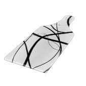 Uitdrukking in zwart-wit snijplank (Hoek)