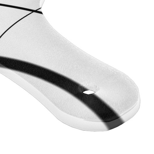 Uitdrukking in zwart-wit snijplank (Hoek)