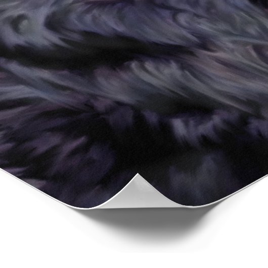 Uitdrukking is alles wat Scottish Terrier Dog is Poster (Hoek)