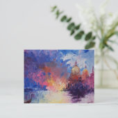 Uitdrukking van de Venice Post Card Briefkaart (Staand voorkant)