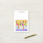 Uitdrukking van geluk Post-It Notes (Op bureau)