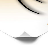 "Uitdrukking van genade", glanzend Poster (Hoek)