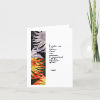 Uitdrukking van liefde feestdagen kaart