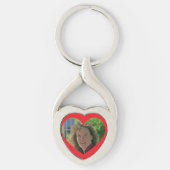 Uitdrukking van liefde -- foto Hartvormig Sleutelhanger (Voorkant)