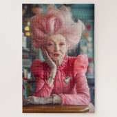 Uitdrukking van Liefde Kus van Tijdloze Genade in Legpuzzel (Verticaal)