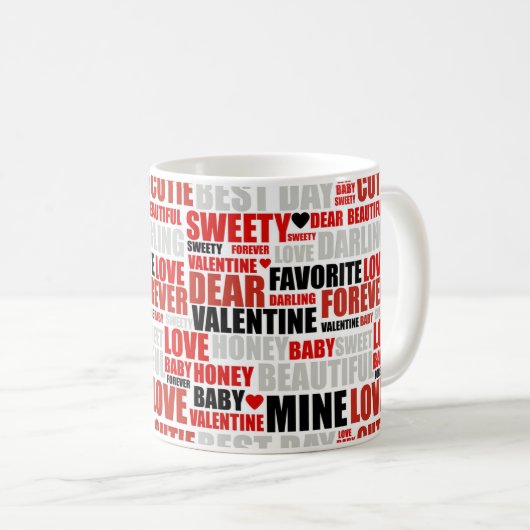 Uitdrukkingen van de liefde koffiemok (Voorkant rechts)