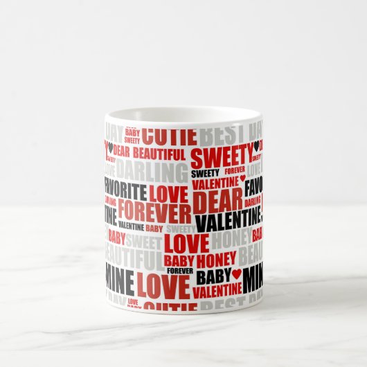 Uitdrukkingen van de liefde koffiemok (Center)