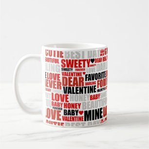 Uitdrukkingen van de liefde koffiemok