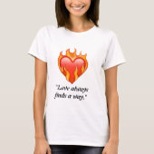 "Uitdrukkingen van liefde: T-shirts versierd met h (Voorkant)