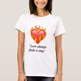 "Uitdrukkingen van liefde: T-shirts versierd met h