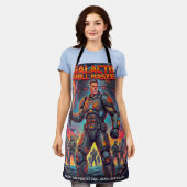 Uiteindelijk Galactisch BBQ Commandant Sci-Fi Schort (Gedragen)