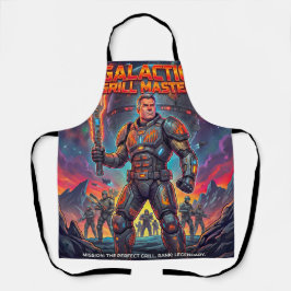 Uiteindelijk Galactisch BBQ Commandant Sci-Fi Schort