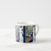 Uiteindelijk geeft het hoop espresso kop (Voorkant rechts)