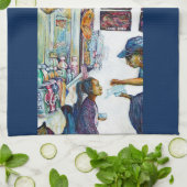 Uiteindelijk geeft het hoop theedoek (Gevouwen)