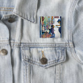 Uiteindelijk geeft het hoop vierkante button 5,1 cm (In situ)